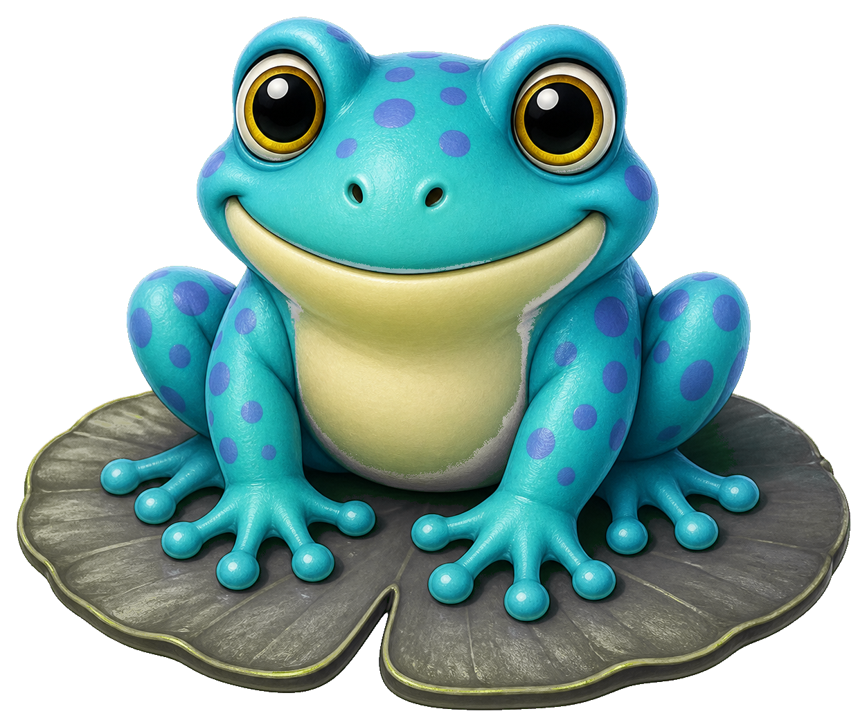 Preview for Lily Pad Frog Sticker