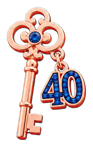 Preview for Rose Gold 40 Key Sticker