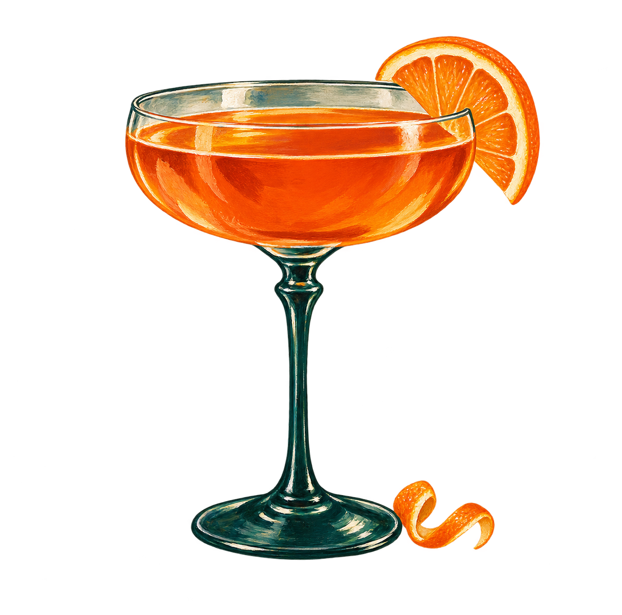 Preview for Citrus Cocktail Coupe Sticker