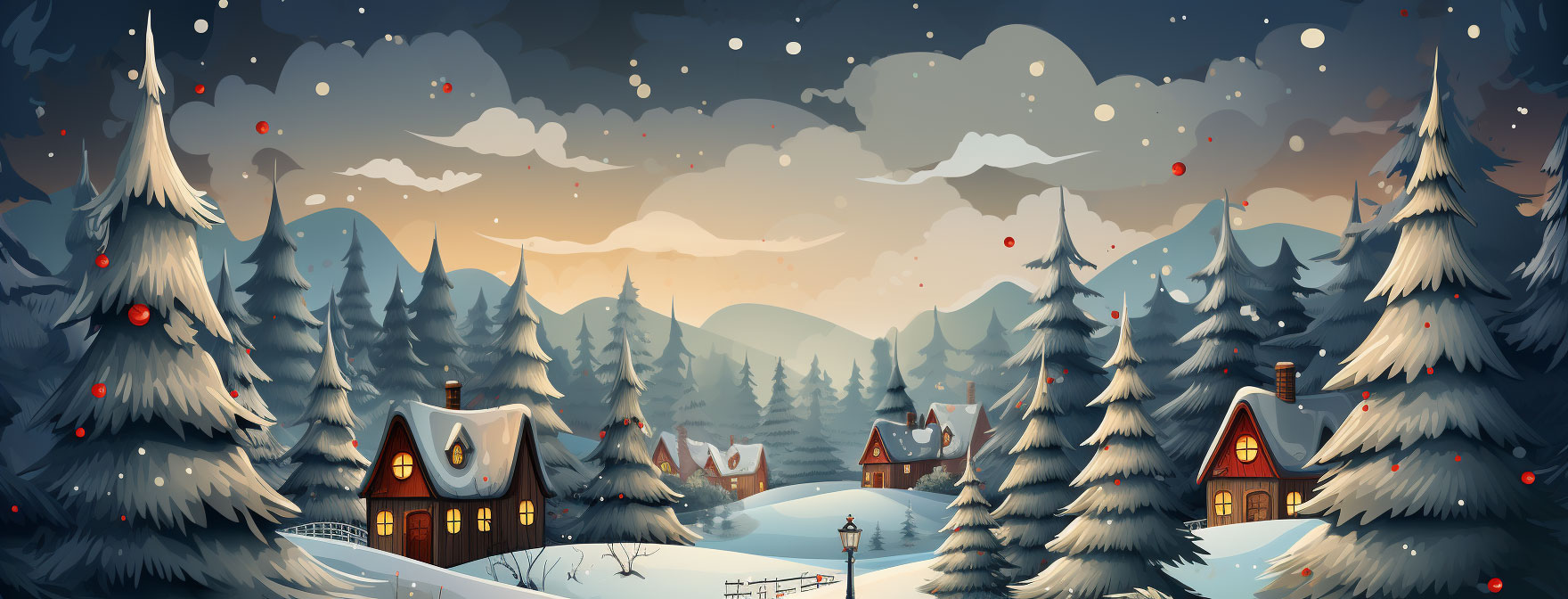 Preview for Winter-wonderland-scene-christmas-cover-background-1205a