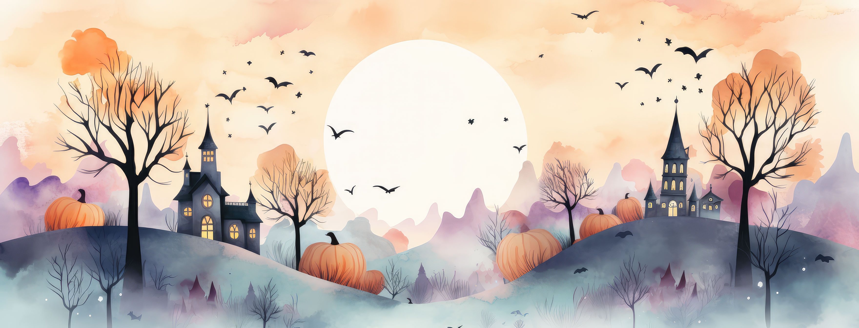 Preview for Halloween-watercolor-landscape-halloween-cover-background-a58bf