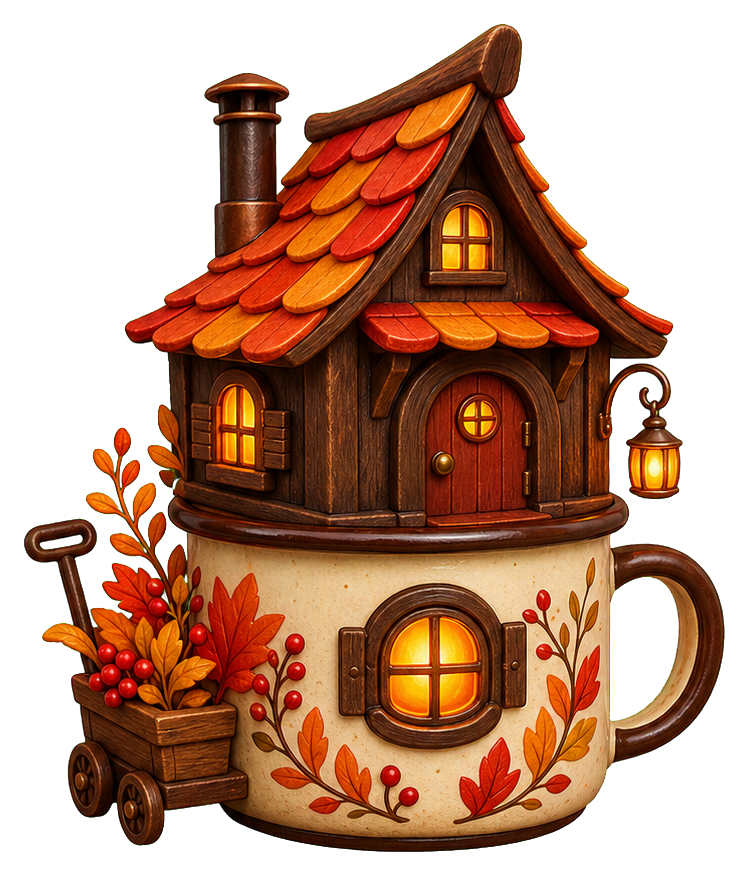 Preview for Cozy Autumn Mug Sticker