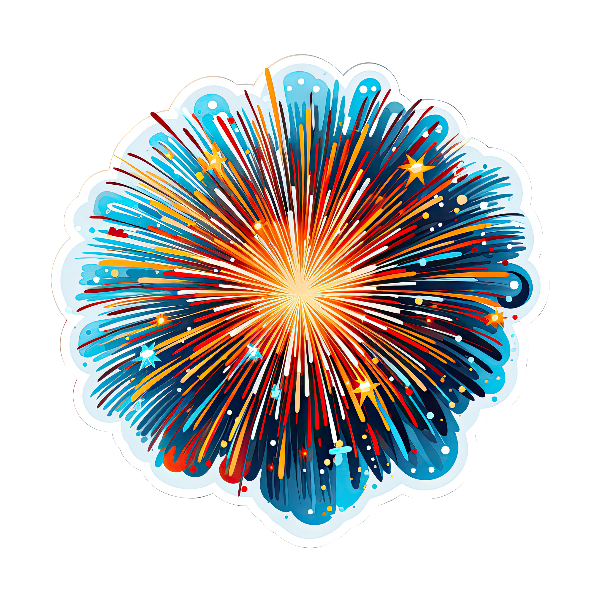 Preview for Vibrant-firework-explosion-sticker-art-5ca43