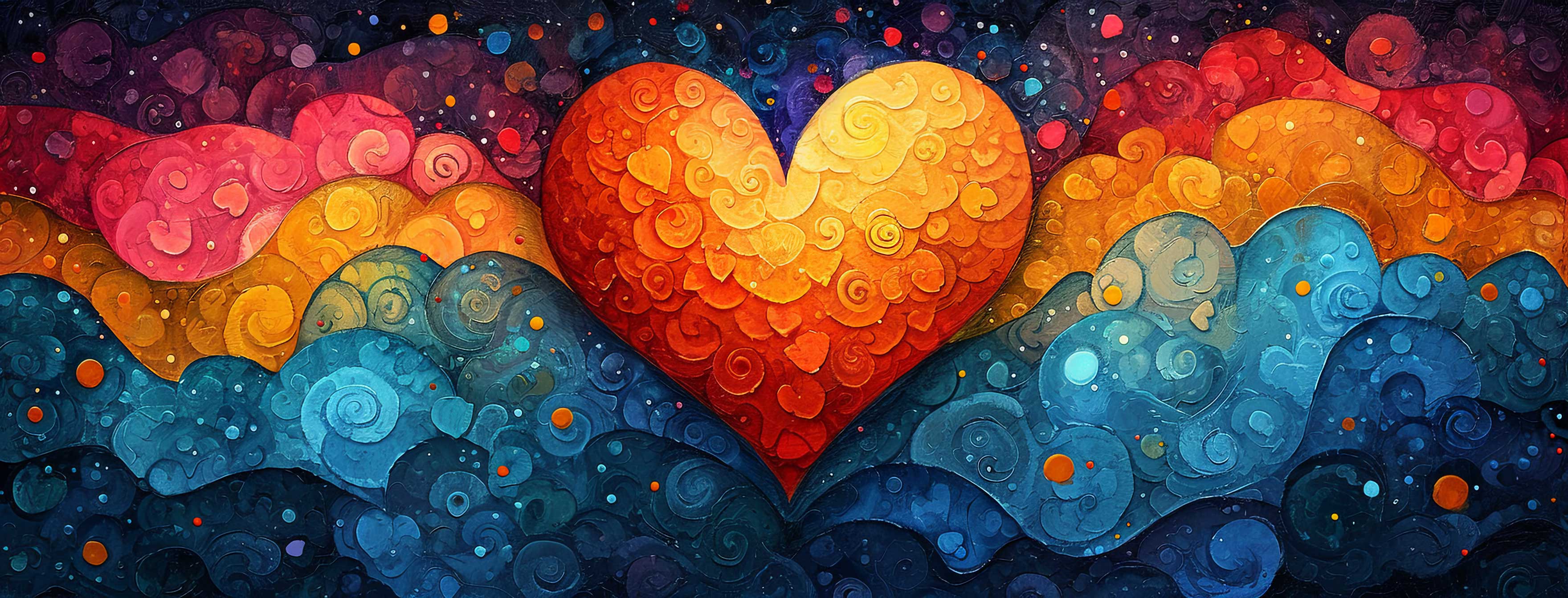 Preview for Abstract-heart-art-heart-cover-background-0059f