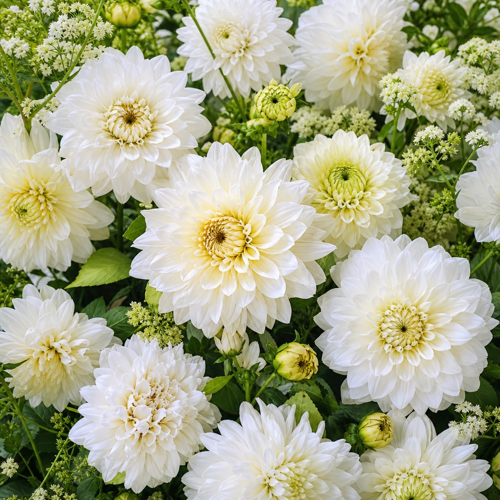 Preview for White Floral Background Stock Image