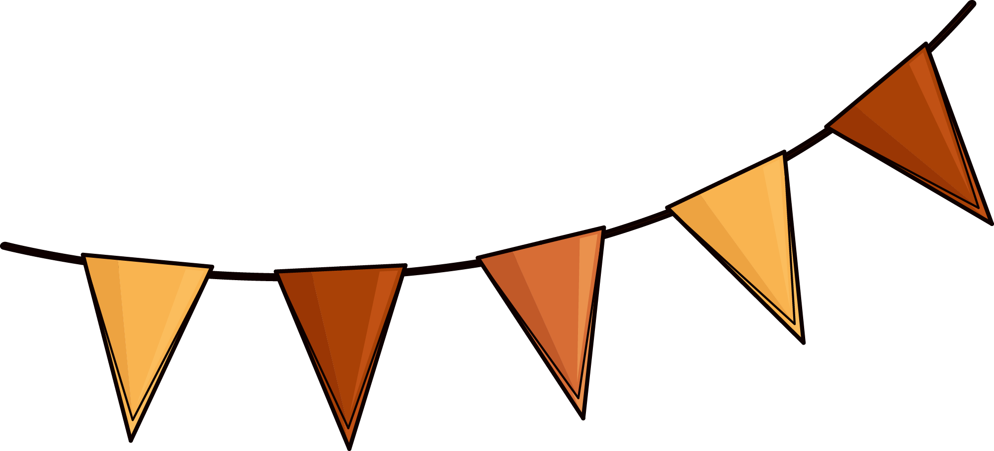 Preview for Halloween-party-bunting-flags-thanksgiving-sticker-5fe50