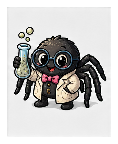 Preview for Scientist Spider Sticker