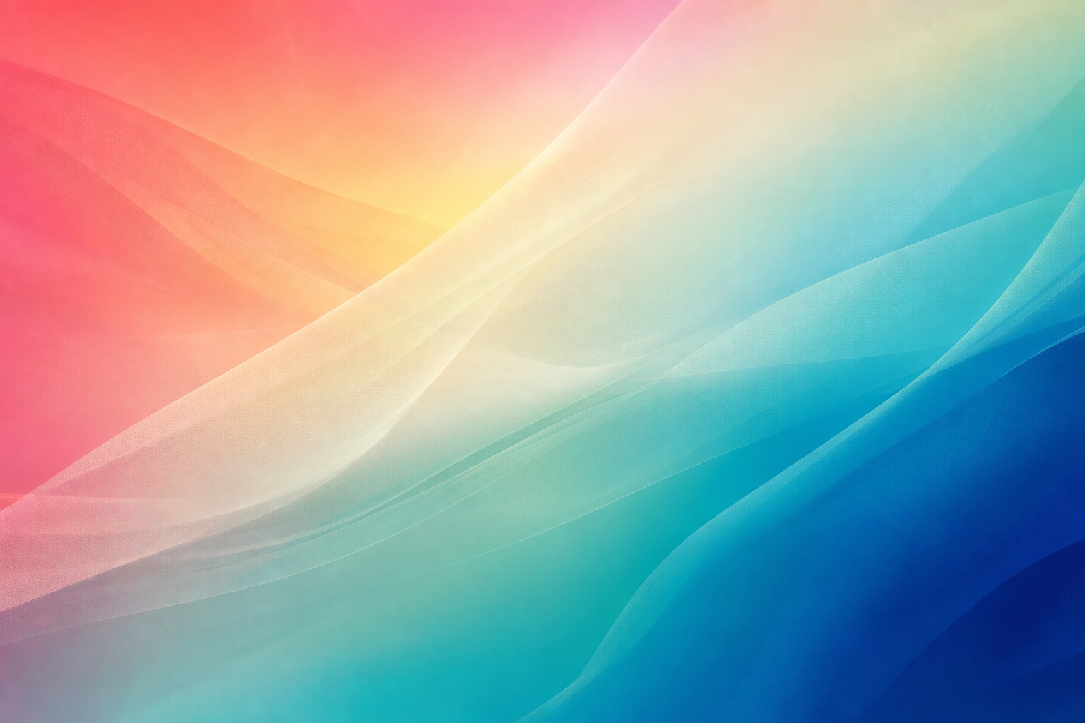 Soft abstract gradient with pink, teal, and deep blue flowing waves