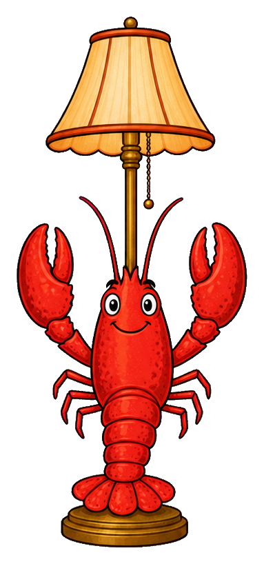 Preview for Lobster Lamp Sticker
