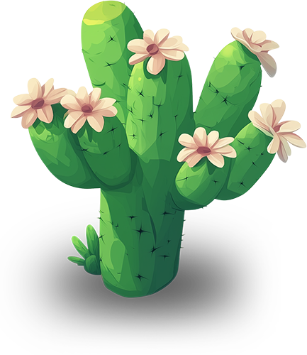 Preview for Cartoon-cactus-illustration-sticker-b490d