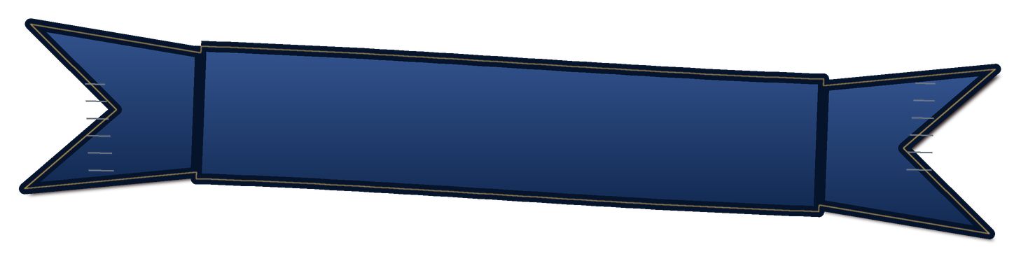 Preview for Navy Gold Tail Banner Sticker