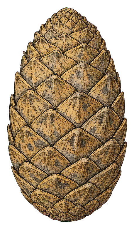 Preview for Cycad Cone Vintage Fossil Sticker