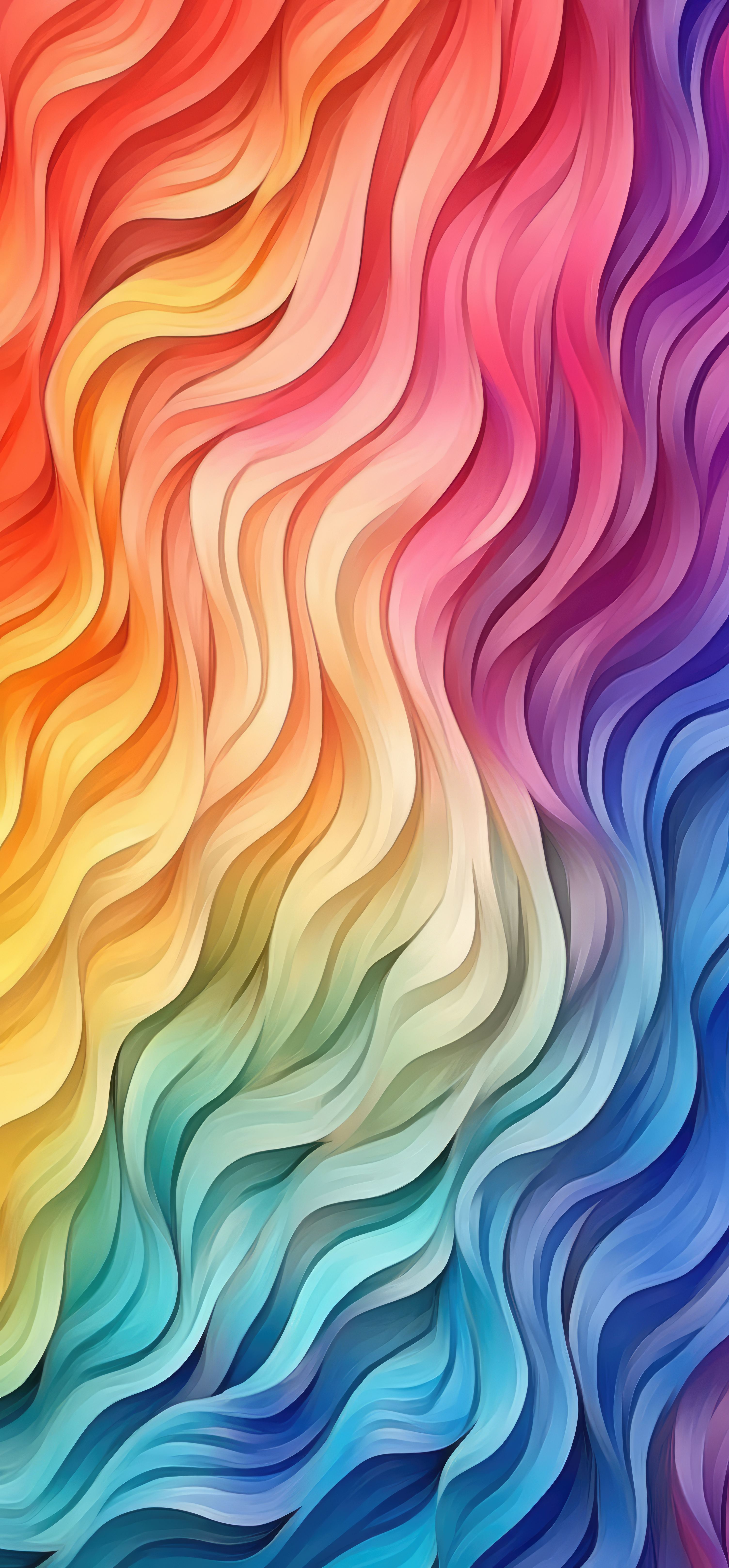 Preview for Rainbow-wave-pattern-abstract-background-c0118