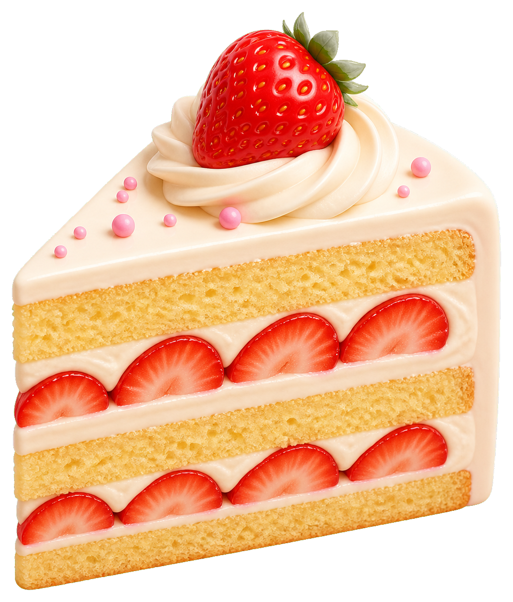 Preview for Cake Slice Sticker For Dessert Designs