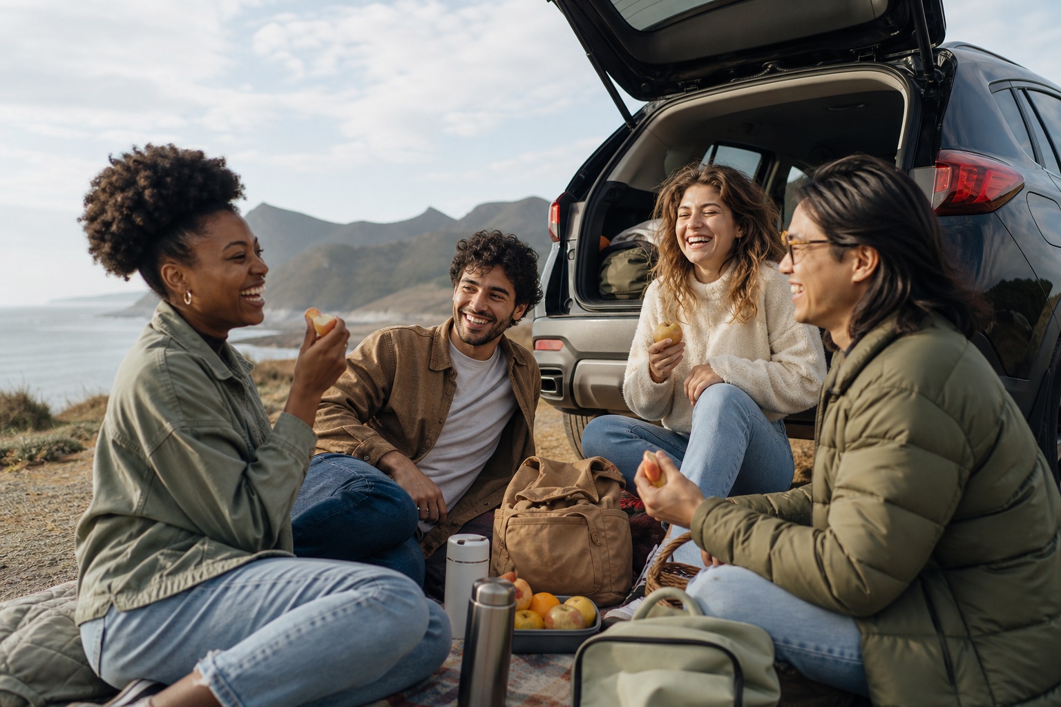 Preview for Road Trip Friends Picnic Background