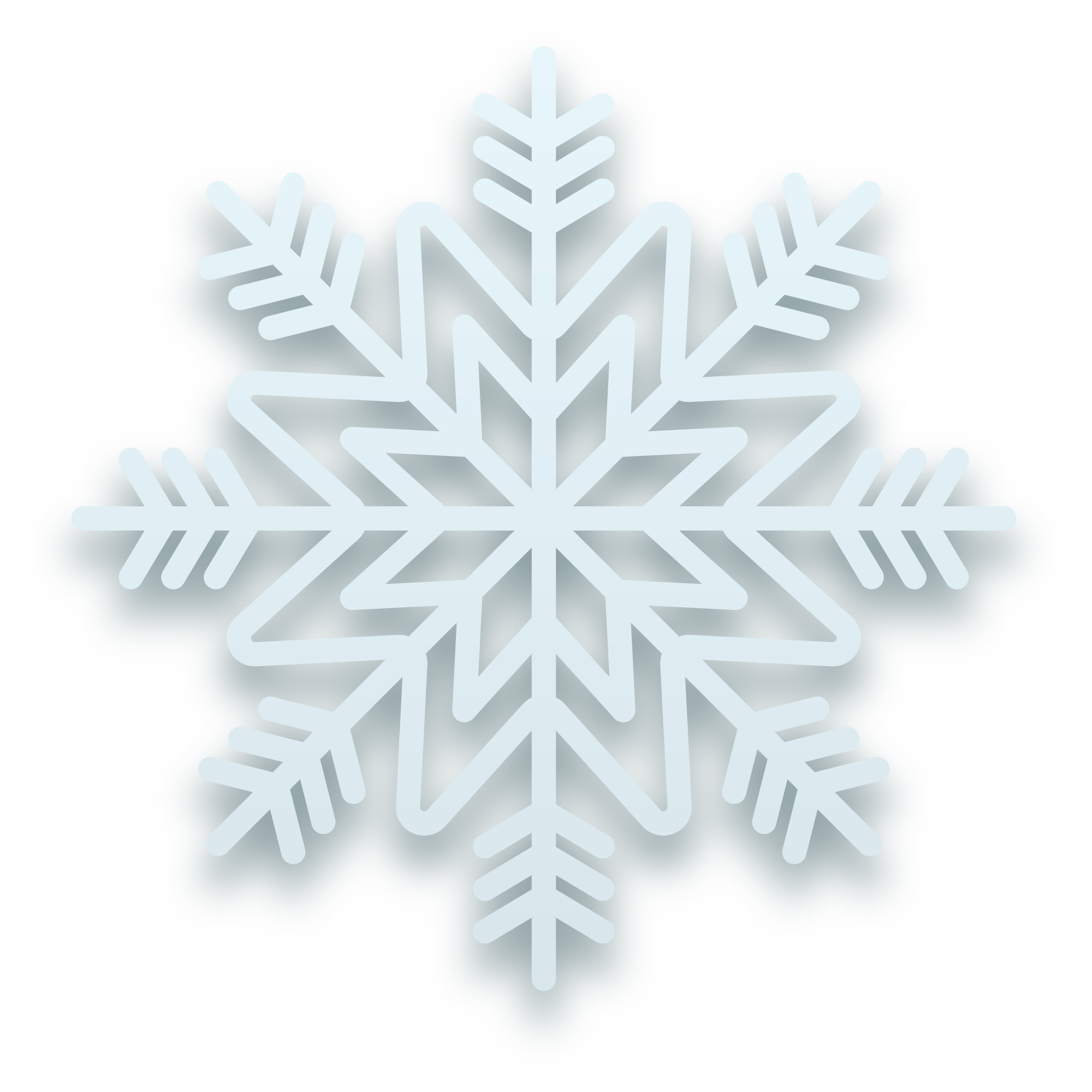 Preview for Snowflake-design-element-sticker-1cf91
