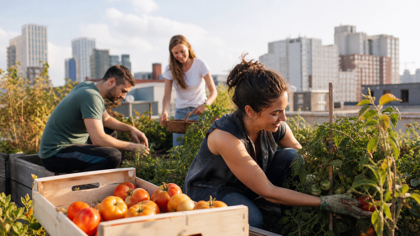 Preview for Rooftop Community Garden Background