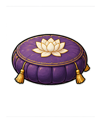 Preview for Meditation Cushion Sticker Graphic