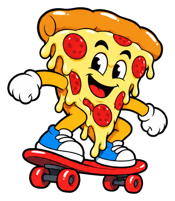Preview for Skateboarding Pizza Slice