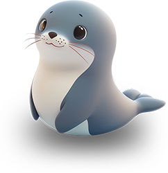 Preview for Cartoon-seal-illustration-animal-sticker-3f267