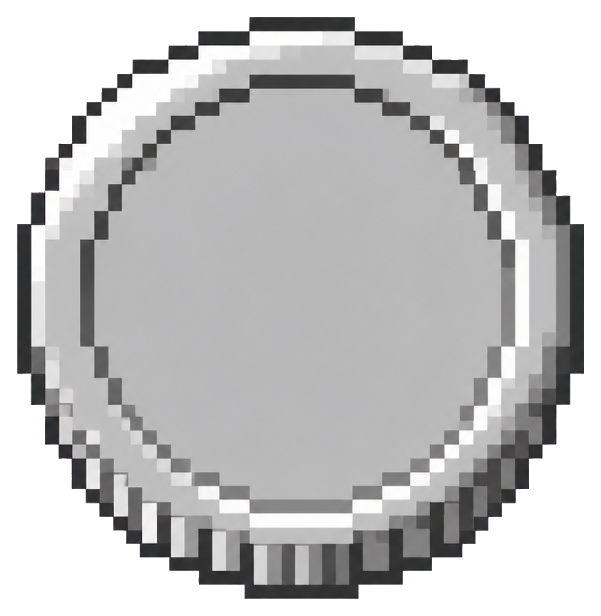Preview for Silver Arcade Coin Sticker