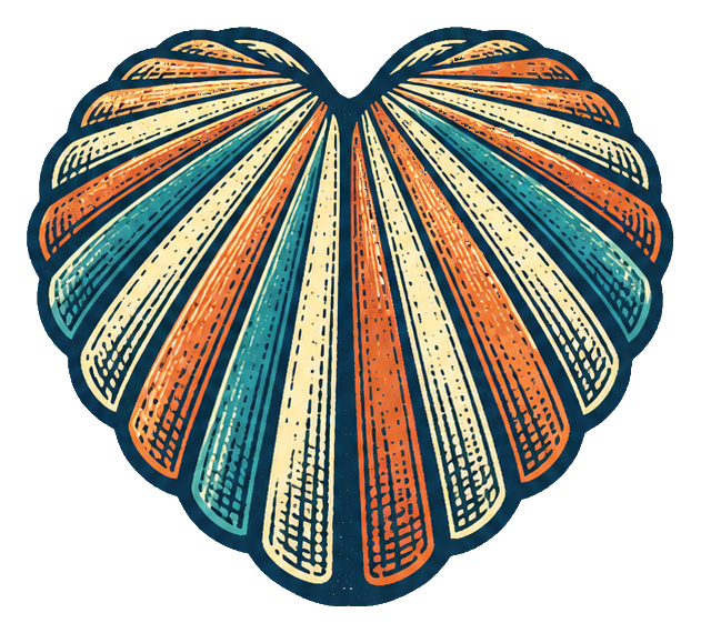 Preview for Linocut Seashells Cockle Shell