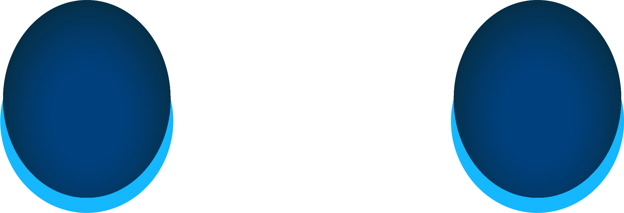 Preview for Blue-gradient-circles-design-emoji-eyes-sticker-2e170