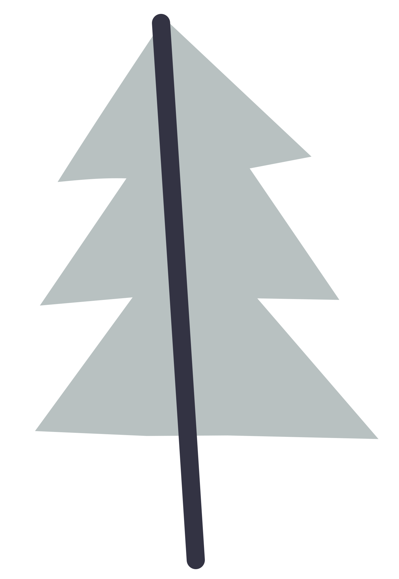 Preview for Simple-christmas-tree-icon-sticker-bcf23