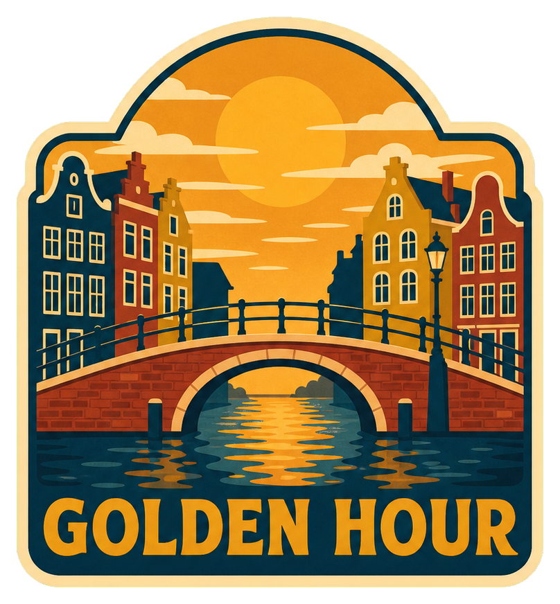 Preview for Golden Hour Amsterdam Sticker