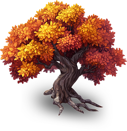 Preview for Autumn-tree-illustration-flora-sticker-e33f0