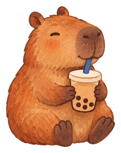 Preview for Chill Capybara Bubble Tea