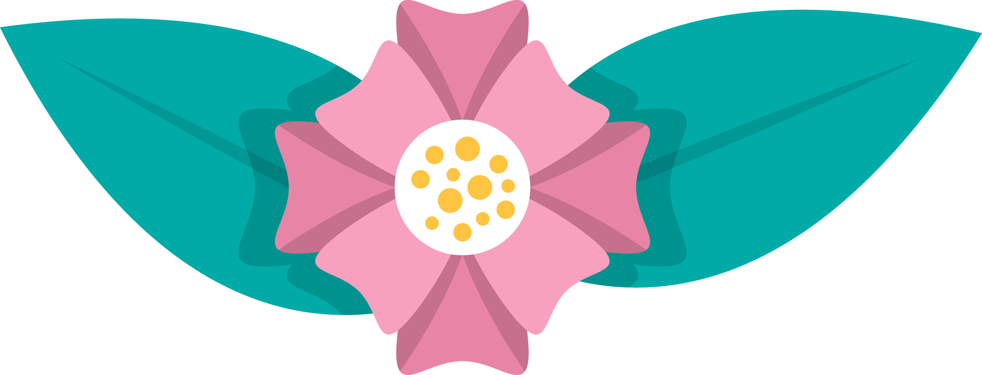 Preview for Pink-flower-graphic-design-spring-sticker-b8258