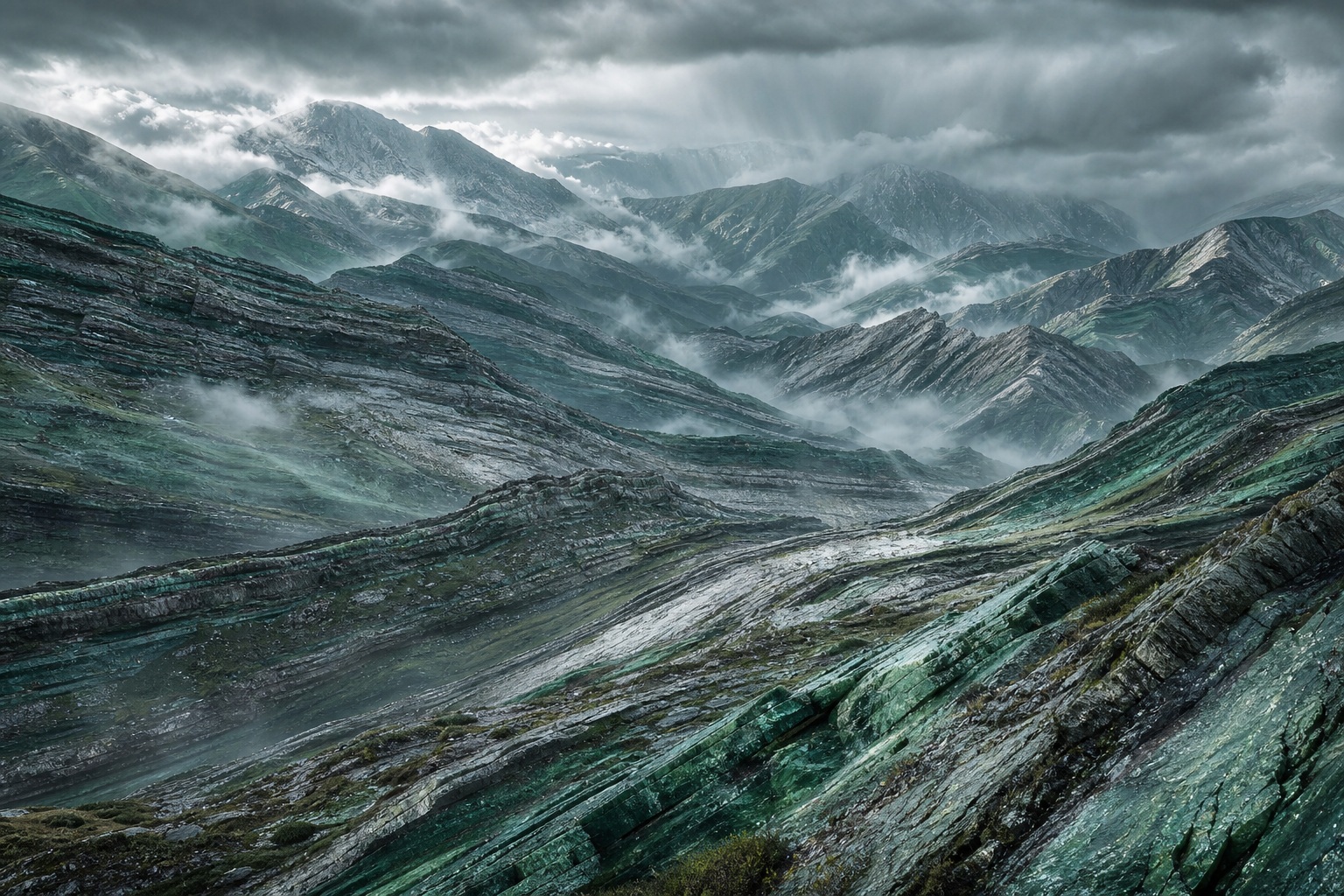 Preview for Jade Storm Mountain Background
