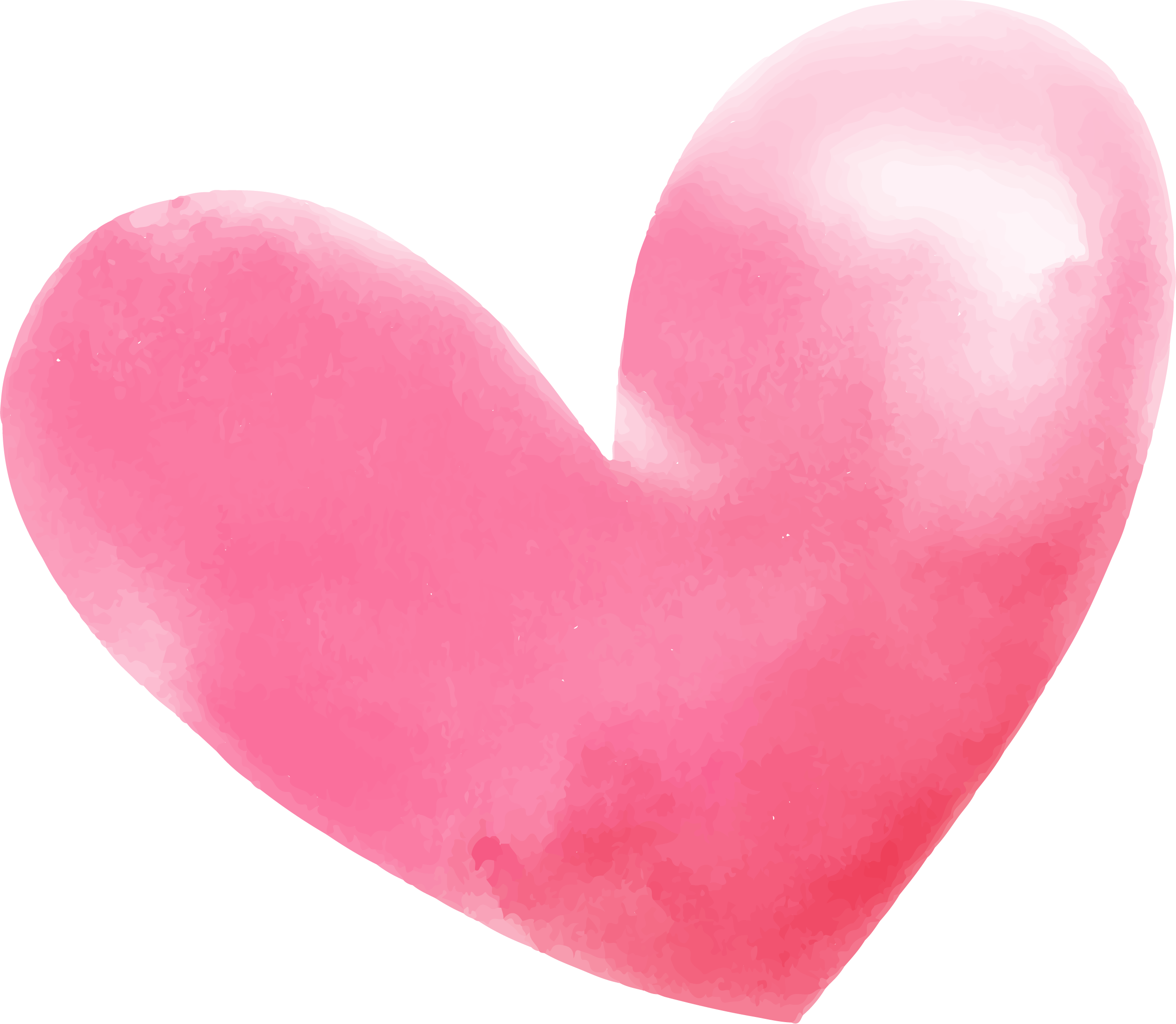 Preview for Pink-heart-watercolor-design-watercolor-love-sticker-dff1e