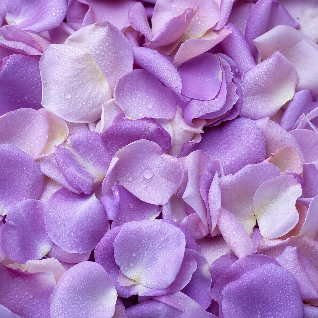 Close-up of lavender rose petals forming a soft floral background