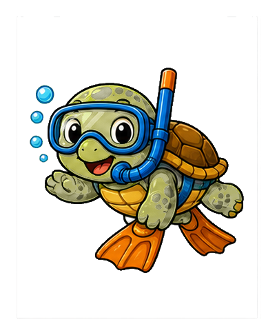 Preview for Snorkel Turtle Sticker