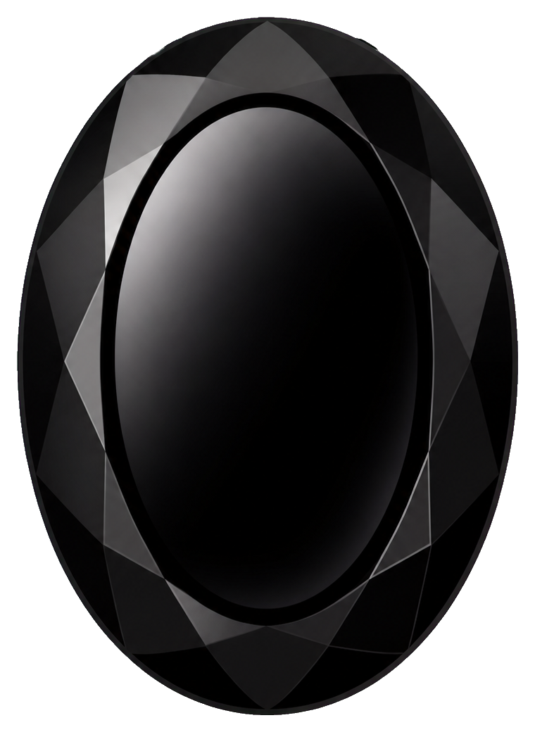 Preview for Black Onyx Oval Sticker