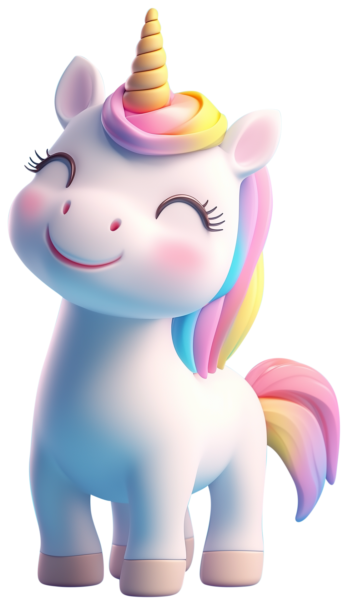 Preview for Cute Unicorn Emoji Sticker