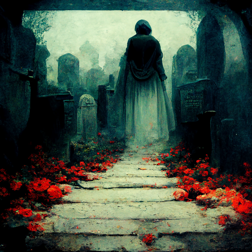 Preview for Mysterious-cemetery-scene-ai-images-background-f8f6d