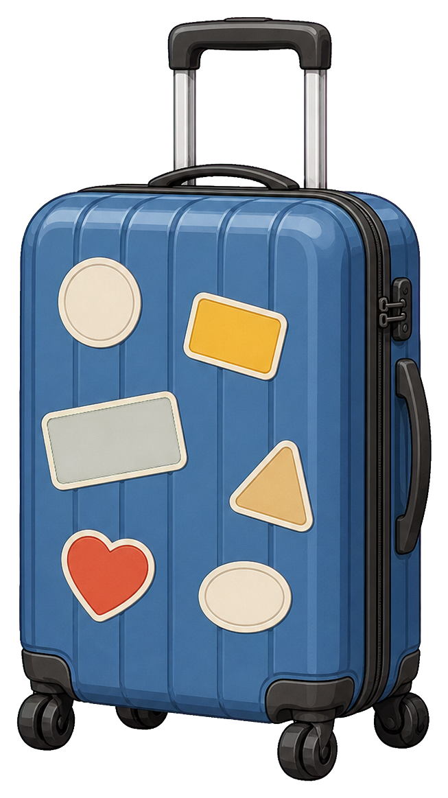 Preview for Luggage Suitcase Sticker Graphic
