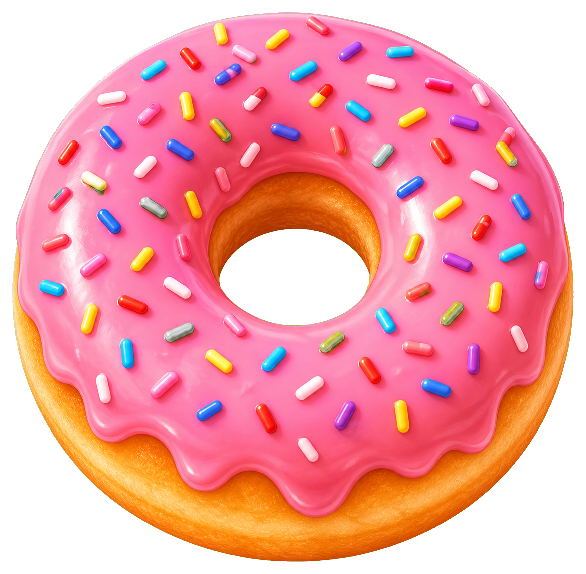 Preview for Pink Donut Sticker Graphic
