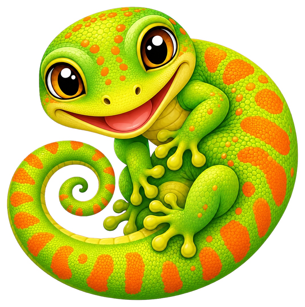 Preview for Green Gecko Sticker Graphic