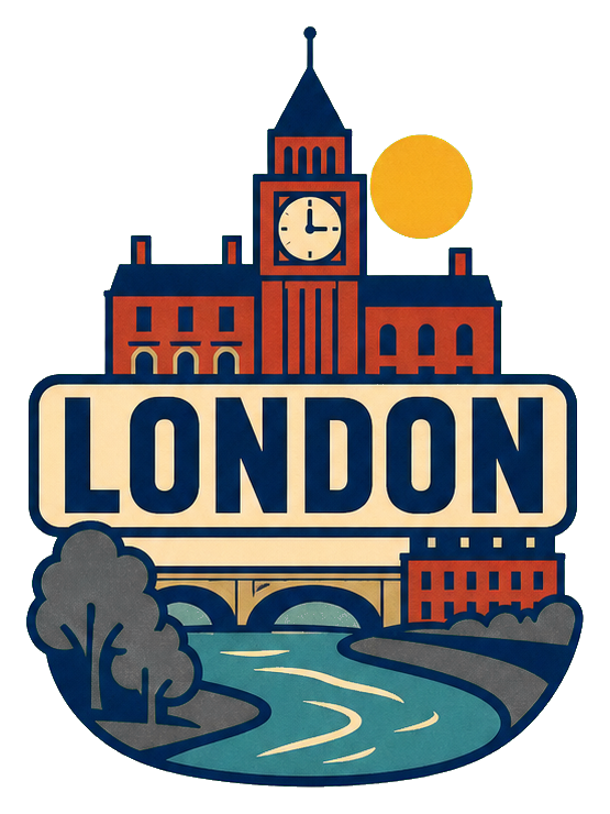 Preview for London Clock River Sticker