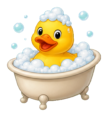 Preview for Duck Bubble Bath Sticker