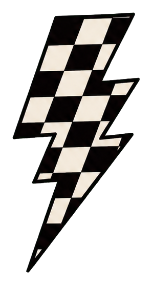 Preview for Checkered Bolt Sticker Graphic