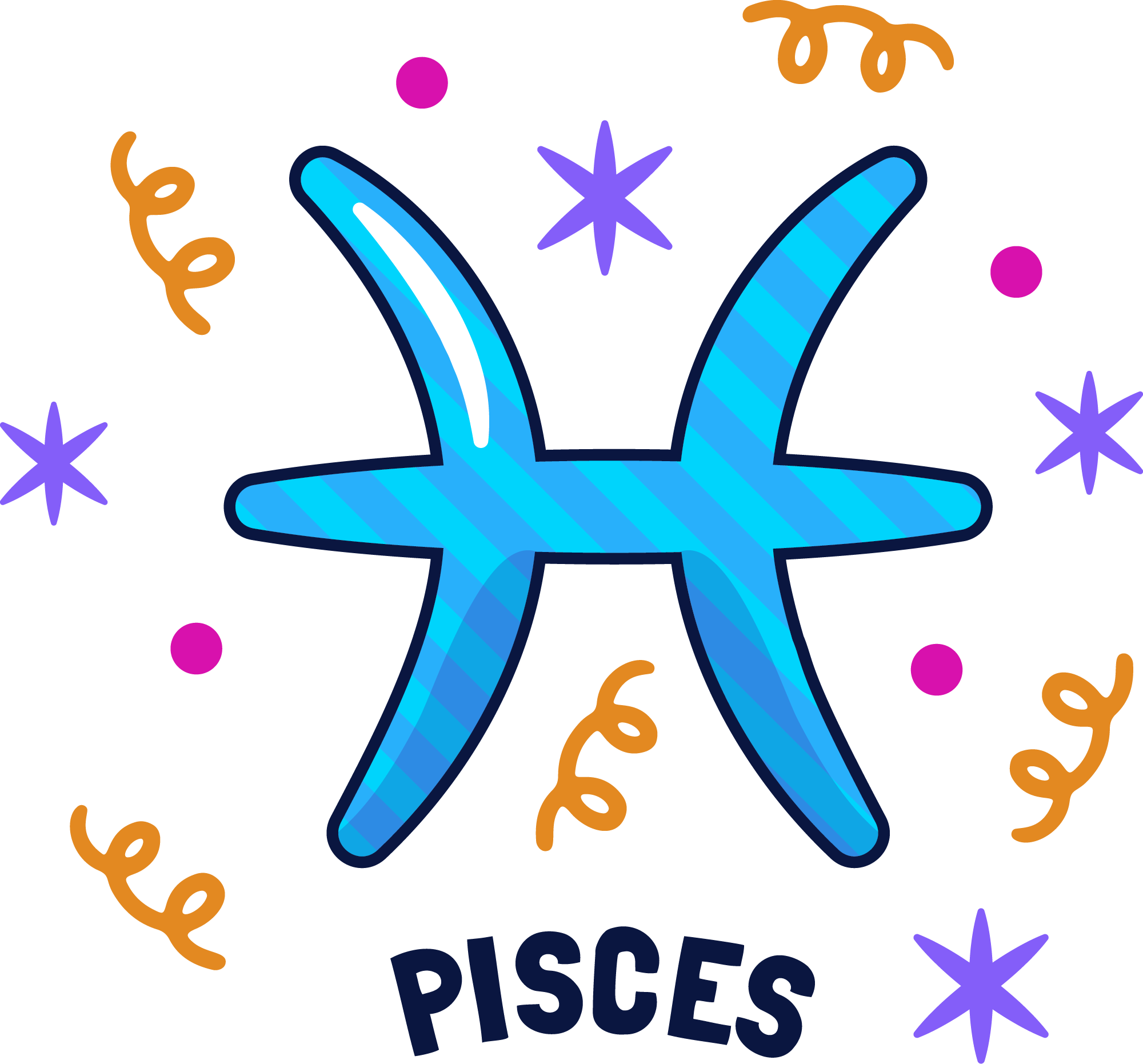 Preview for Pisces-zodiac-sign-sticker-3a408