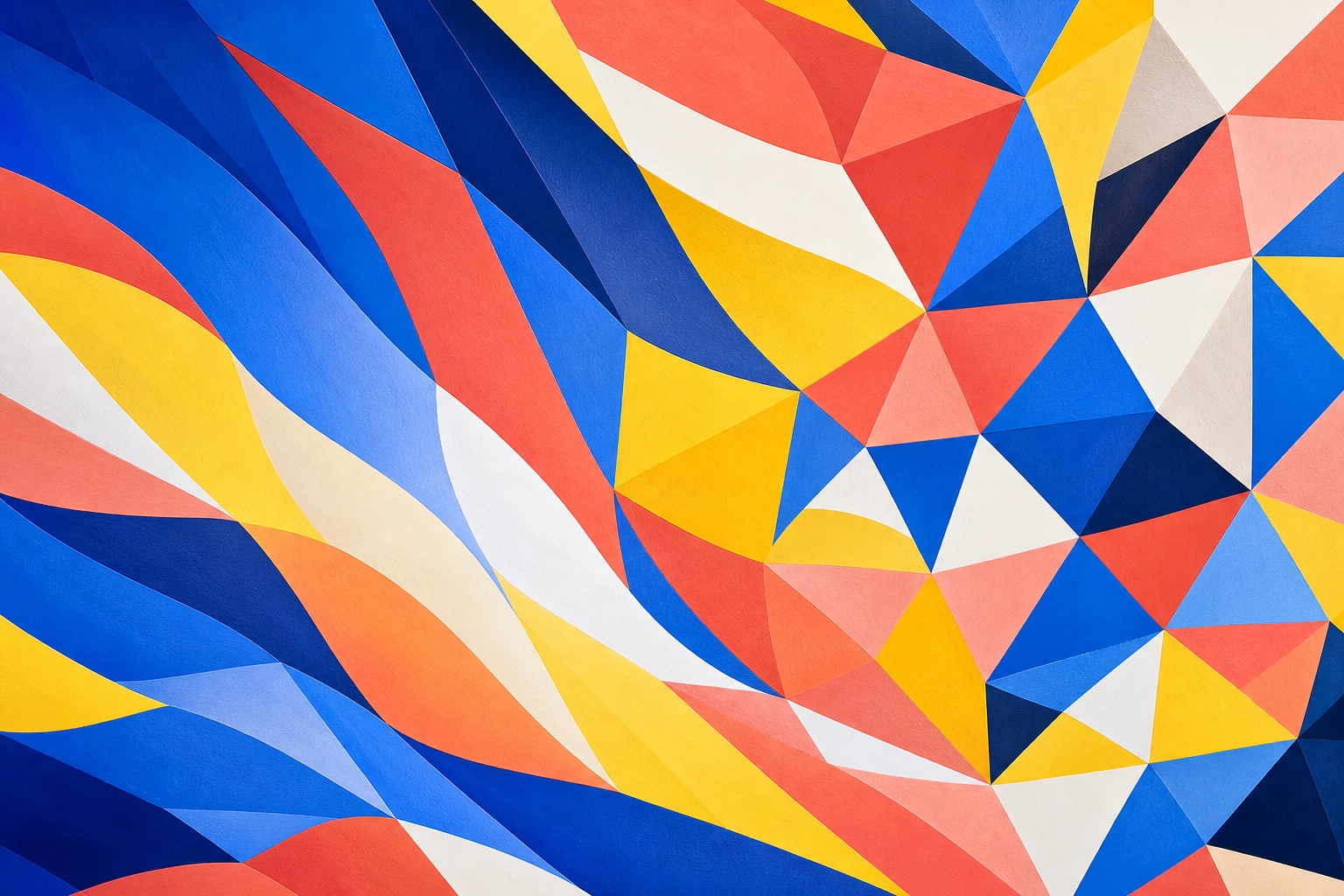 Preview for Cobalt Coral Lemon Polygon Background