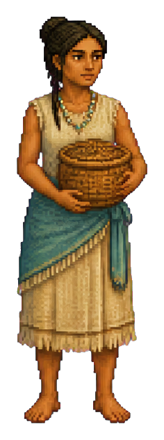 Preview for Neolithic Anatolian Farmer Pixel Art Sticker