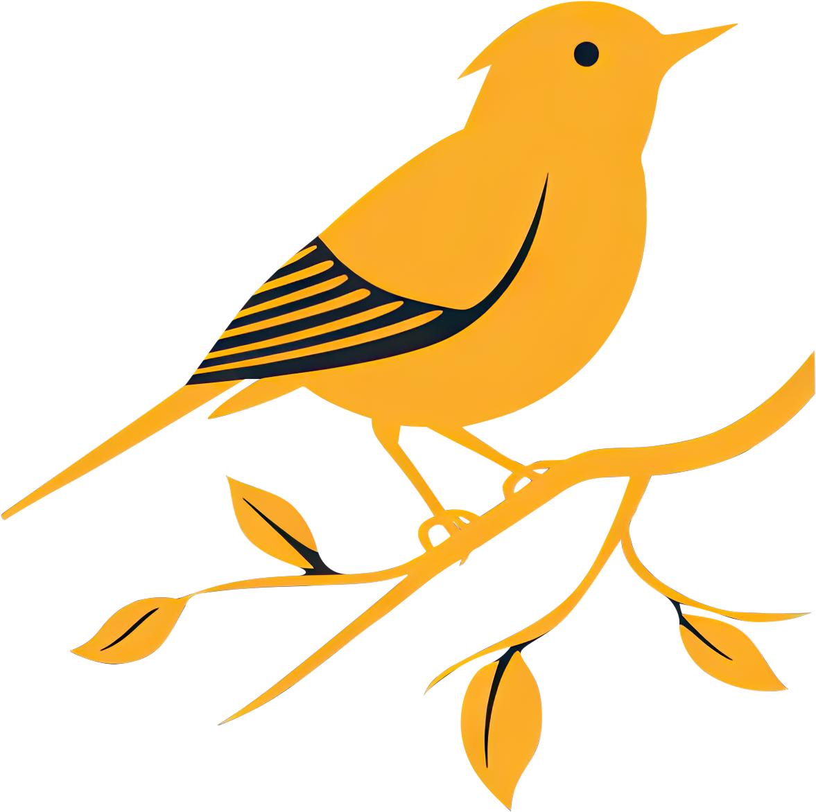 Preview for Golden-bird-illustration-logo-animal-sticker-1f884