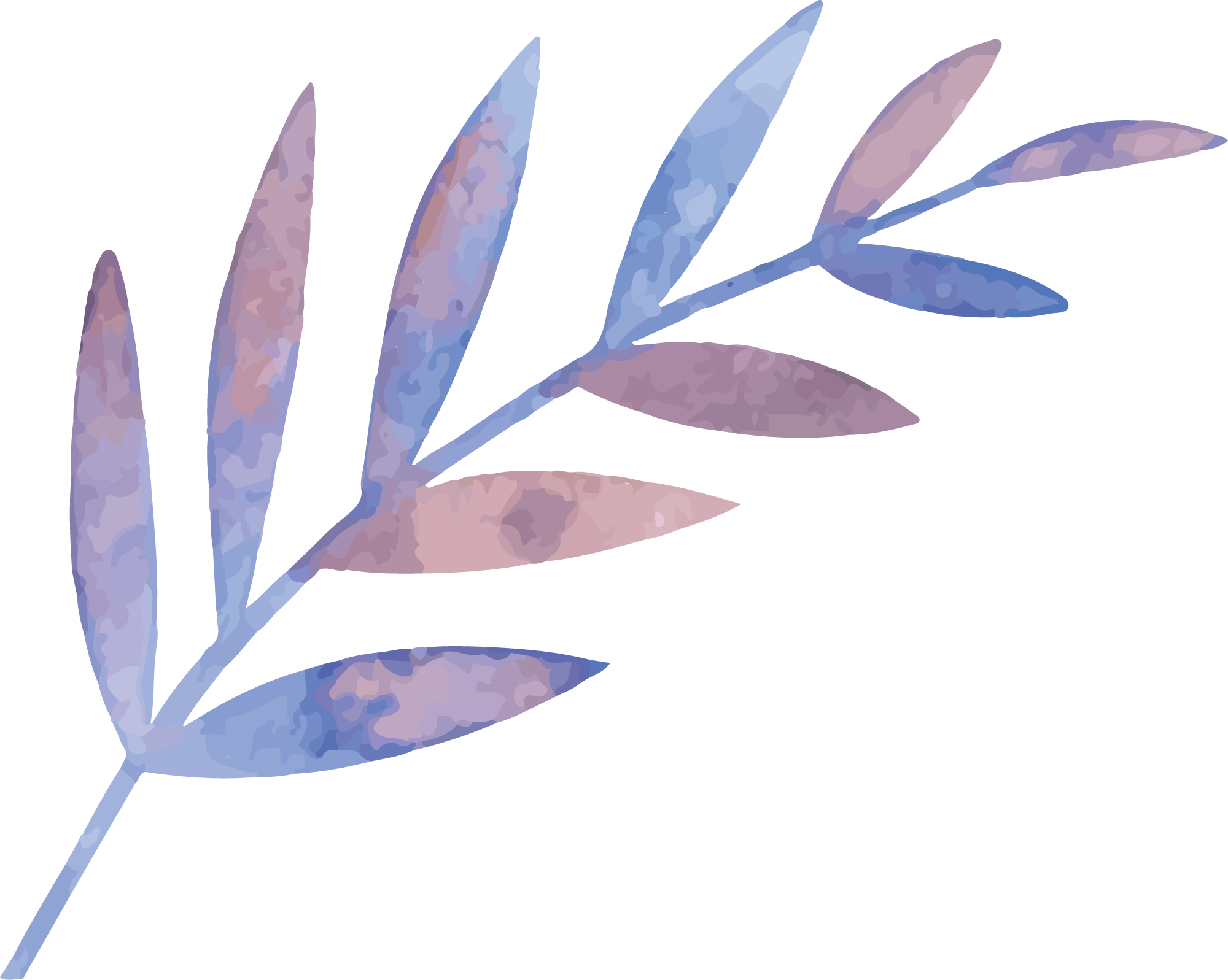 Preview for Watercolor-leaf-illustration-summer-watercolor-sticker-1f1e2